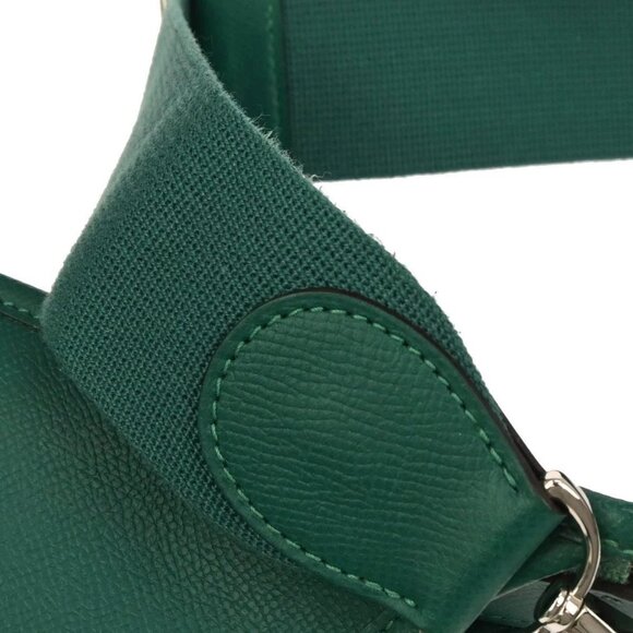 Hermes Malachite Epsom Evelyne 3 29 PM Shoulder Bag BA□Q 117404 - Picture 6 of 10